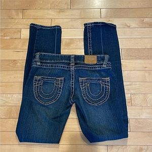 True Religion Skinny Jeans - *** Needs new Zipper***